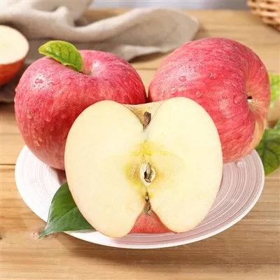 Fresh and sweet red apples