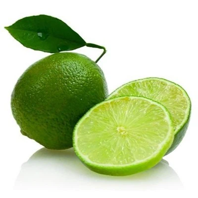 Do lime and orange have different sodium contents?